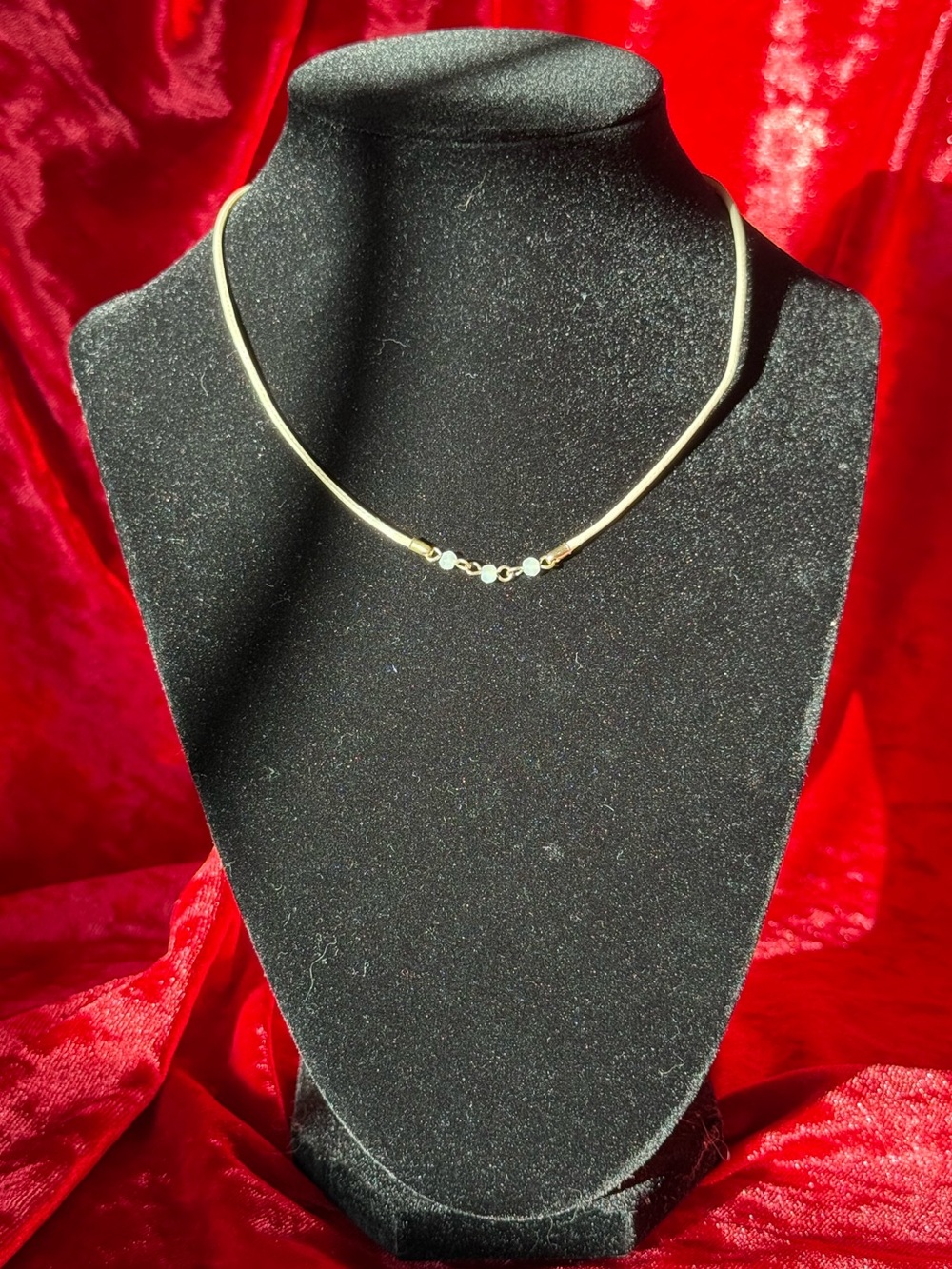 LC Lauren Conrad Gold-Tone Beaded Choker Necklace